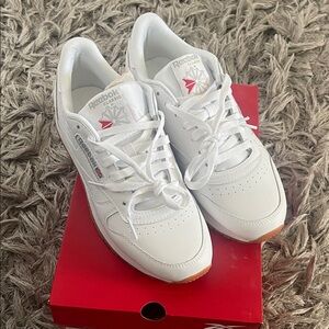 Reebok Classic White Leather Sneakers